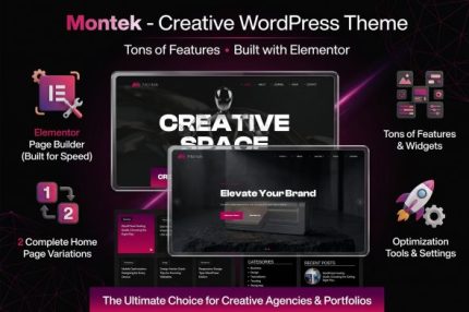 Montek - Creative WordPress Theme