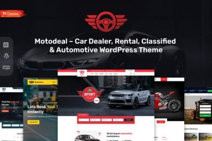 Motodeal - Car Dealer & Automotive WordPress Theme