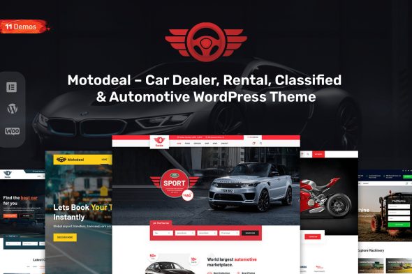 Motodeal 1.1.1 – Car Dealer & Automotive WordPress Theme