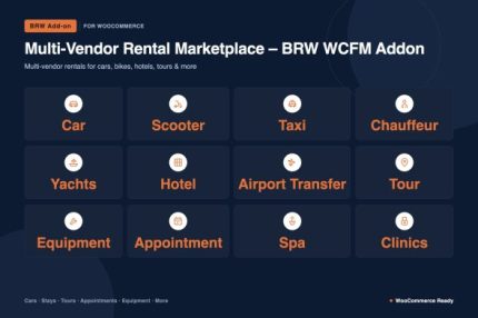 Multiple Vendor Rental Marketplace WP Plugin