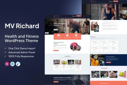 MV Richard - Health and Fitness WordPress Theme