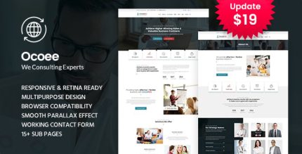 Ocoee - Consulting & Business WordPress Theme