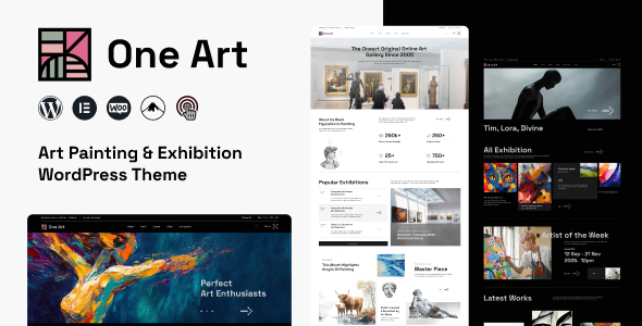 One Art 1.0.2 – Portfolio & Artist WordPress Theme