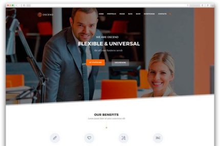 Oscend pluse - WordPress Theme