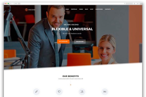Oscend pluse 2.3.7 – WordPress Theme