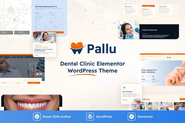 Pallu 1.0.6 – Dental Clinic, Medical WordPress Theme