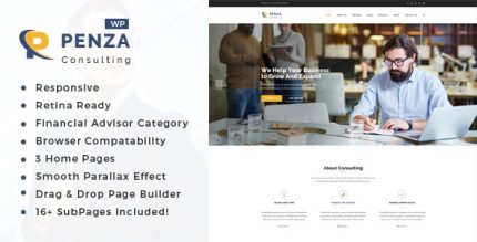 Penza - Consulting & Business WordPress Theme