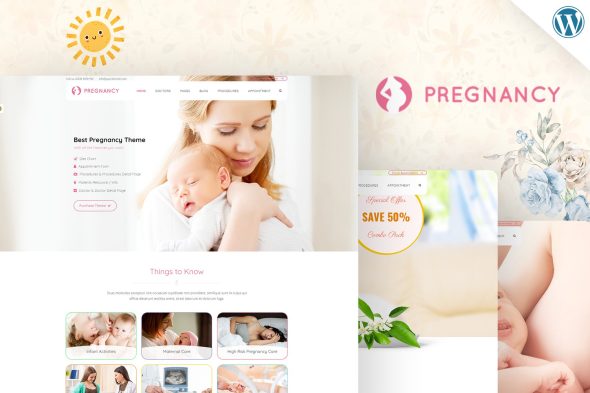 Pregnancy 3.6 – Medical Doctor WordPress Theme