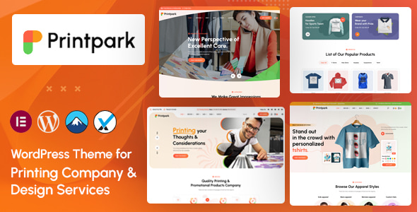 PrintPark 1.0 – Printing Company & Design Services WordPress Theme