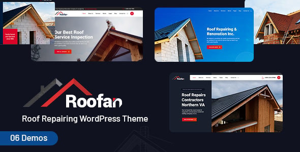 Roofan 1.4 – Roofing Services WordPress Theme