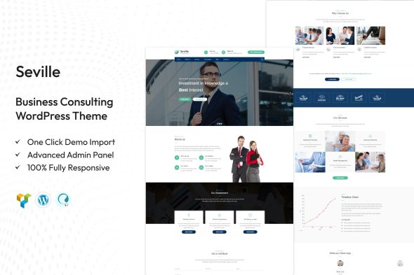 Seville 2.1 – Business Consulting WordPress Theme