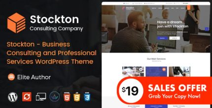 Stockton - Business & Financial Consulting WordPress Theme