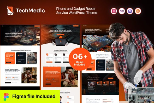 Techmedic 1.0.0 – Phone & Gadget Repair WordPress Theme