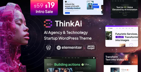 Think AI 1.1 – AI Startup & Technology WordPress Theme