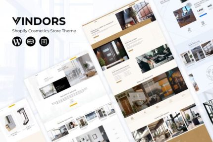 Vindors - Windows & Doors Company WordPress Theme