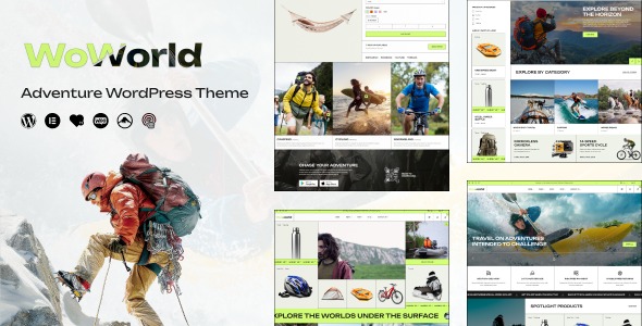 Woworld 1.0.4 – Hiking & Adventure WordPress Theme