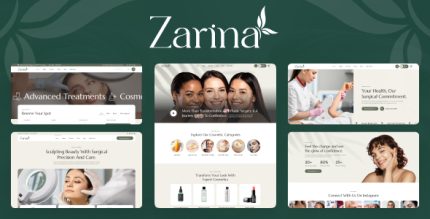 Zarina - Plastic Surgery WordPress Theme