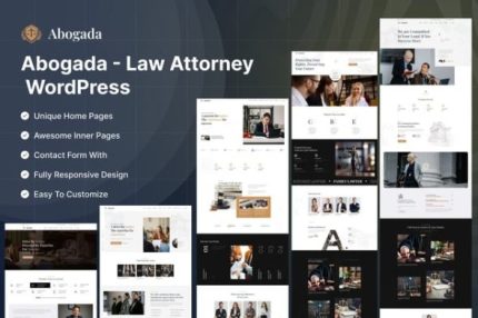 Abogada - Law Attorney Wordpress Theme