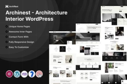 Archinest - Architecture Interior Wordpress Theme