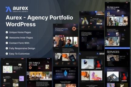 Aurex - Agency Portfolio Wordpress Theme
