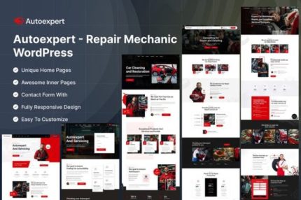 Autoexpert - Repair Mechanic Wordpress Theme