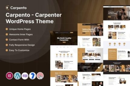 Carpento - Carpenter Wordpress Theme