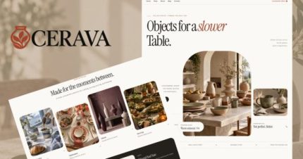 Cerava - Ceramic & Pottery Store WooCommerce Elementor Pro Template Kit