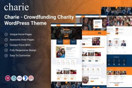 Charie - Crowdfunding Charity Wordpress Theme