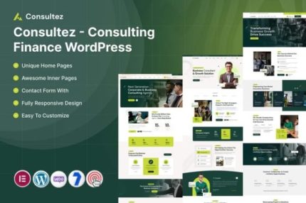 Consultez - Consulting Finance Wordpress Theme