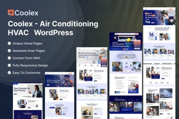 Coolex 6.0 – Air Conditioning HVAC WordPress Theme