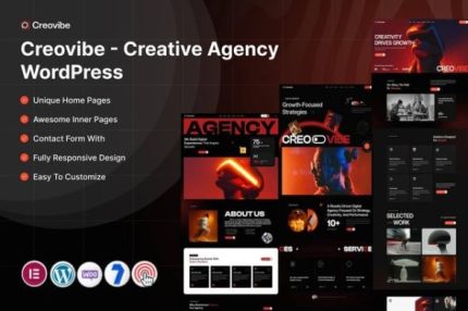 Creovibe - Creative Agency Wordpress Theme