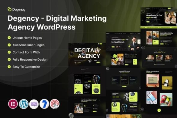 Degency 3.0 – Digital Marketing Agency WordPress Theme