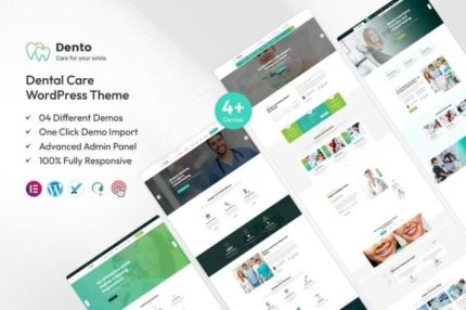 Dento - Dental Care Wordpress Theme