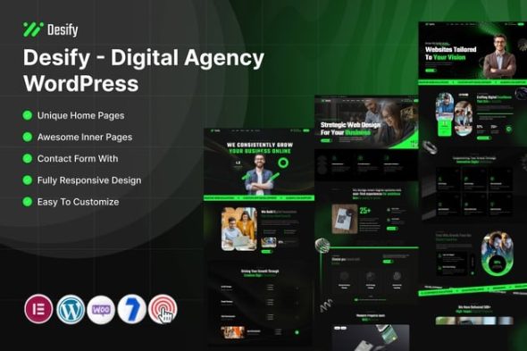 Desify 1.0 – Digital Agency WordPress Theme