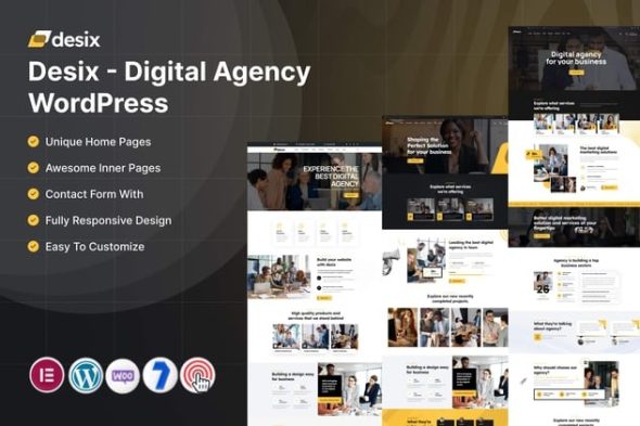 Desix 7.0 – Digital Agency WordPress Theme