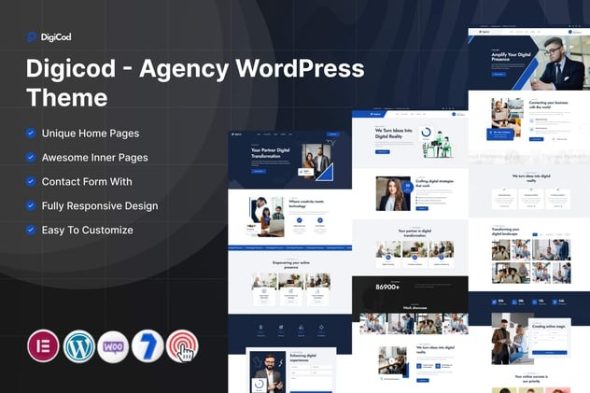 Digicod 7.0 – Agency WordPress Theme