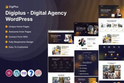 Digiplus - Digital Agency Wordpress Theme