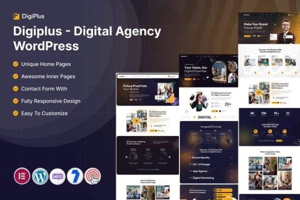 Digiplus 9.0 – Digital Agency WordPress Theme