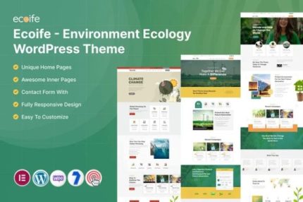 Ecoife - Environment Ecology WordPress Theme