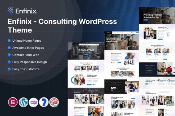 Enfinix 8.0 – Consulting WordPress Theme