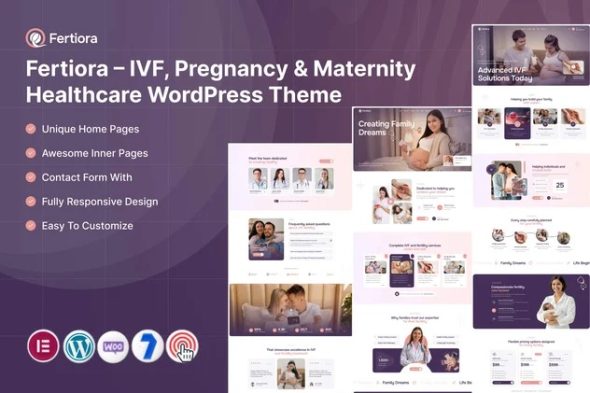 Fertiora 1.0 – IVF Pregnancy Maternity WordPress Theme