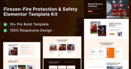 Firezen - Fire Protection & Safety Services Elementor Template Kit