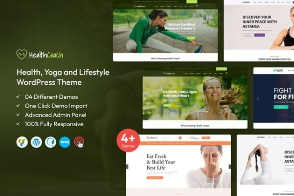 Fit Coach 2.5 – Health, Yoga and Lifestyle WP Theme