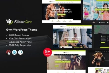 Fitness Care - Gym Wordpress Theme