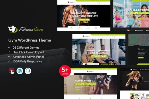 Fitness Care 2.7 – Gym WordPress Theme