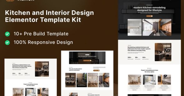 Flanex  – Kitchen and Interior Design Elementor Template Kit