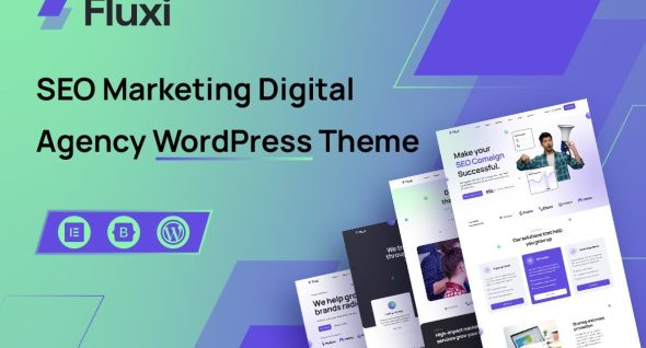 Fluxi - SEO Marketing Agency WordPress Theme
