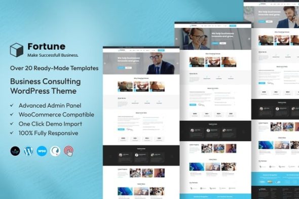 Fortune 4.0 – Business Consulting WordPress Theme