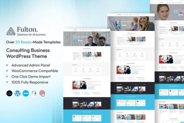 Fulton 2.3 – Consulting Business WordPress Theme