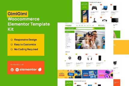 GimiGimi - WooCommerce Elementor Template Kit